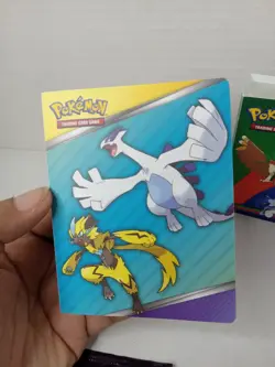 Pokemon TCG Binder Mini Album Holds 60 Cards 2017 & 2018 Lot Of 2 w/Card Pkgs. - Image 2