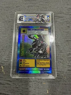 1999 Digimon Machinedramon Bo-55 Holo Foil Digi-Battle Card Bandai TCG - Image 1