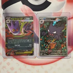Haunter 027 Promo + Mega Gengar ex 056/094 - Box Fresh - Pokemon Card Lot #882 - Image 1