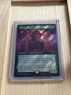 Magic The Gathering LOTR, Delighted Halfling (Extended; Surge Foil) Mint - Image 1
