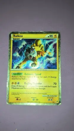 Raikou - SL9 - Pokemon Call of Legends Holo Card HP - Image 1