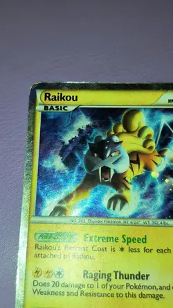 Raikou - SL9 - Pokemon Call of Legends Holo Card HP - Image 4