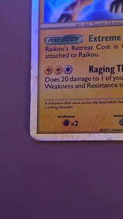 Raikou - SL9 - Pokemon Call of Legends Holo Card HP - Image 5