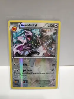 Aerodactyl 76/124 XY Fates Collide Reverse Holo Pokemon TCG Card [ENG] - Image 1