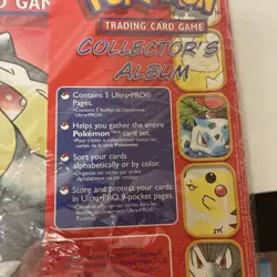RARE Brand New Pokemon 1999 Trading Card Wizards of the Coast Ultra Pro Album - Image 4