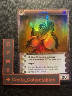 LORE - MAX SPEED- 35/35/70/40/20 - SUPER RARE - CHAOTIC CARD - 1ST EDITION - NM - Image 1
