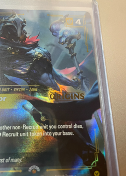 Riftbound Viktor Leader Champion English card 246/298 Prerelease Stamped Promo - Image 4