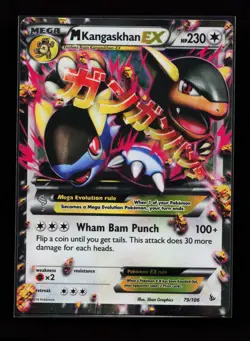 M Kangaskhan EX 79/106 Ultra Rare XY - Flashfire Pokemon Card - Image 1