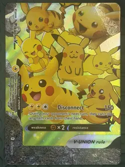 Pikachu V-Union Special Celebrations Ultra Rare Promo 4 Pokemon Cards MP - Image 4