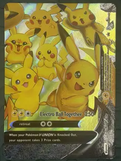 Pikachu V-Union Special Celebrations Ultra Rare Promo 4 Pokemon Cards MP - Image 5