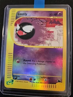 Pokemon TCG Card English e-Series Skyridge Gastly 57/144 Reverse Holo - Image 3