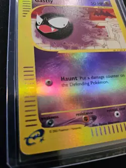 Pokemon TCG Card English e-Series Skyridge Gastly 57/144 Reverse Holo - Image 4