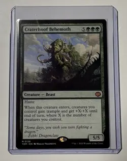 Craterhoof Behemoth Tarkir: Dragonstorm Regular - Image 1