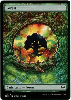 Forest (0291) - Full Art - Tarkir Dragonstorm - MTG - NM/M - Image 1
