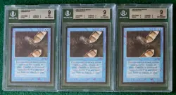 Dandan - Arabian Nights - Lot Of 3. All TRUE Quads - MTG - BGS Graded 9. Mint. - Image 1