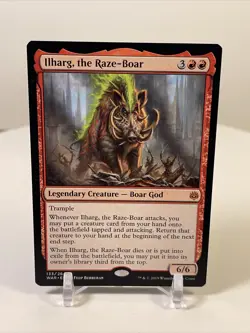 Magic Gathering-MTG-Ilharg, the Raze-Boar-War Of The Spark-PACK FRESH-NON FOIL - Image 2