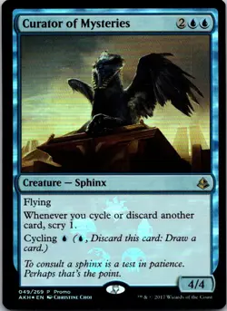 Magic the Gathering Foil Curator of Mysteries Resale Promo MTG Free Shipping! - Image 1