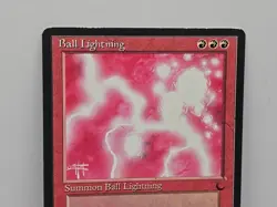MTG Magic The Gathering Ball Lightning The Dark (DRK) LP - Image 2