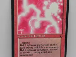 MTG Magic The Gathering Ball Lightning The Dark (DRK) LP - Image 3