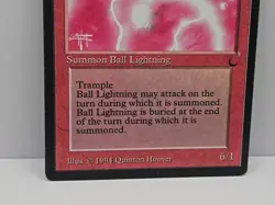 MTG Magic The Gathering Ball Lightning The Dark (DRK) LP - Image 4