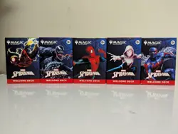 SDCC 2025 Magic The Gathering x Spider-Man Welcome Decks (Complete 5-Deck Set) - Image 1