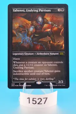 MTG Yahenni, Undying Partisan (Foil Etched) Double Masters 2022 Foil #445 - Image 1
