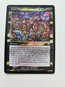 Magic the Gathering (MTG) Last Stand Foil Apocalypse LP - Image 1