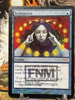 MTG | Brainstorm [Friday Night Magic 2004] ✨ FOIL✨LP - Image 1