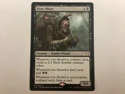 MTG Commander 2019 BONE MISER NM (3048) Graded Power - Image 1