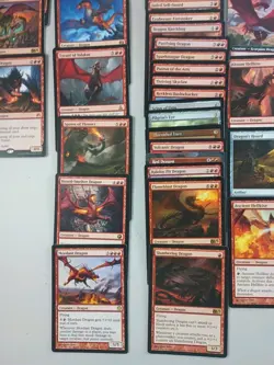 Magic 100 Commander Deck Lathliss Mono Red Dragon Tokens MTG Ready To Play - Image 4