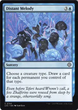 Distant Melody C Commander: The Lost Caverns of Ixalan 154 Near Mint - Image 1