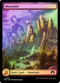 Mountain (0307) Modern Horizons 3 Foil Magic The Gathering - Image 1