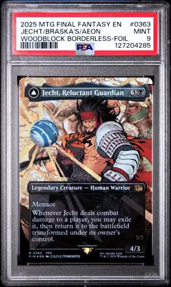 Near Mint or Better FOIL Jecht, Reluctant Guardian (Borderless) #363 PSA 9 - Image 1