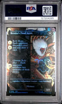 Near Mint or Better FOIL Jecht, Reluctant Guardian (Borderless) #363 PSA 9 - Image 2