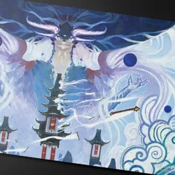 Tarkir Dragonstorm Inspired Ultimatum card Playmat for Magic: The Gathering - Image 1