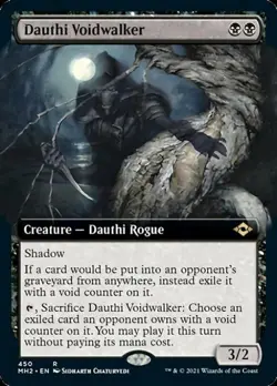 Dauthi Voidwalker (Extended Art) -Foil Near Mint MTG Modern Horizons 2 - Image 1
