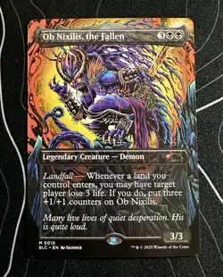 Magic the Gathering Secret Lair Encyclopedia Of Magic Ob Nixilis - Image 1