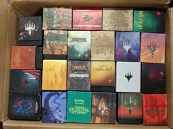 Lot of23 MTG Magic The Gathering Empty Card Storage Bundle Boxes Fat Packs - Image 1
