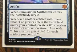 Simulacrum Synthesizer Outlaws of Thunder Junction: the Big Score Regular - Image 4