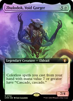 Zhulodok, Void Gorger Foil, Near Mint, English, Commander Masters MTG Magic - Image 1