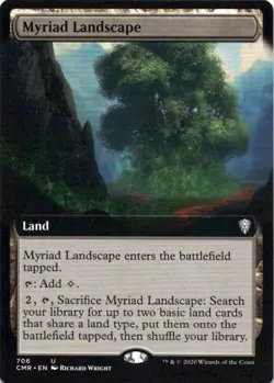 MTG Myriad Landscape (Extended Art) (706) | NM | Commander Legends {CMR} - Image 1