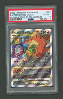 Pokemon BSP Charizard VSTAR SWSH262 Ultra-Premium Collection PSA 8 - Image 1