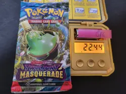 22.44g Twilight Masquerade Pokemon Booster Pack Sealed + BONUS (Desc) #86 - Image 1