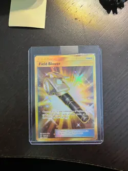 Pokemon TCG Field Blower S&M Guardians Rising 163/145 Gold Secret Holo Rare NM - Image 1