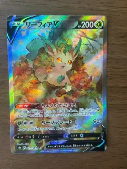 Leafeon V 071/069 SR S6a SA ALT ART Eevee Heroes 2021 Pokemon Card Japanese - Image 1
