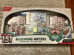 Pokemon TCG Scarlet & Violet 151 Blooming Waters Premium Collection Box Sealed - Image 1