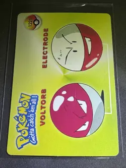 Pikachu, Mr. Mime, Voltorb, Electrode - 2000's Rare Pokemon Vending Sticker - NM - Image 4
