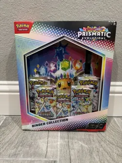 Pokemon Scarlet & Violet Prismatic Evolutions Binder Collection/ New/Sealed - Image 1