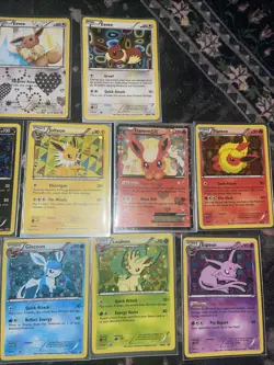 Pokemon TCG Full Eeveelution Set Black & White Promos BW87 - BW94 Holo + Sylveon - Image 3