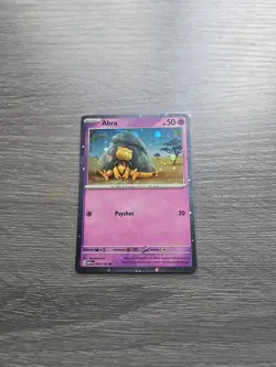 Pokemon 151 Promo HD Cosmos Holo Swirl Abra 063/165 - Image 1